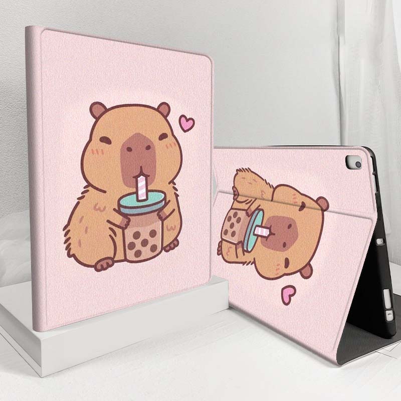 Samsung Tablet S11 Accessories - Capibara de dibujos animados té de