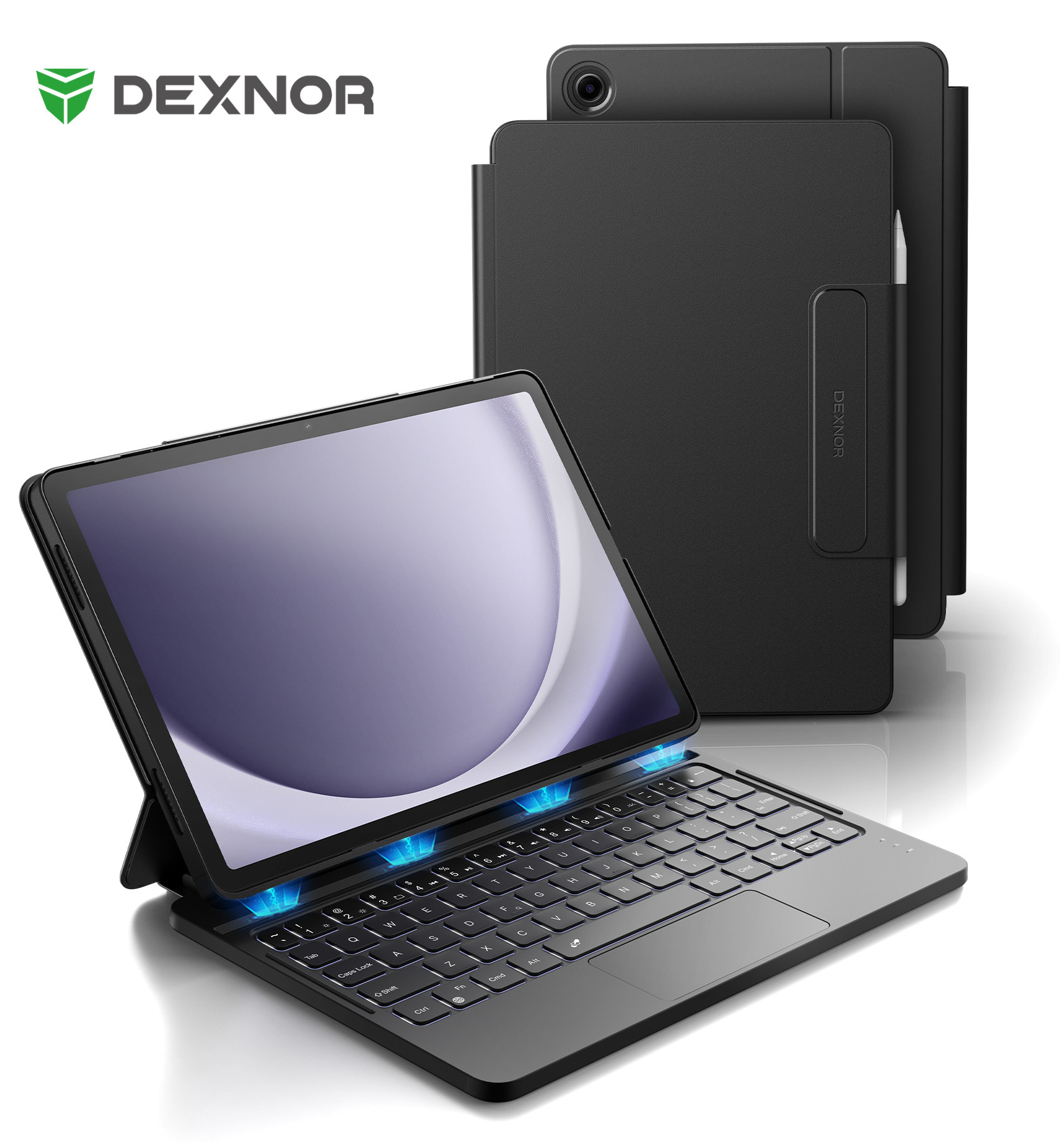 Tablet A9 Accessories - Funda con Teclado para Samsung Galaxy
