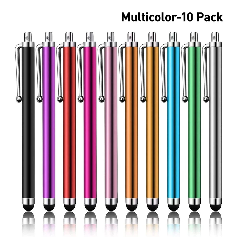 Tablet Accessories Kids - Lote de 10 Lápices Táctiles Universales,