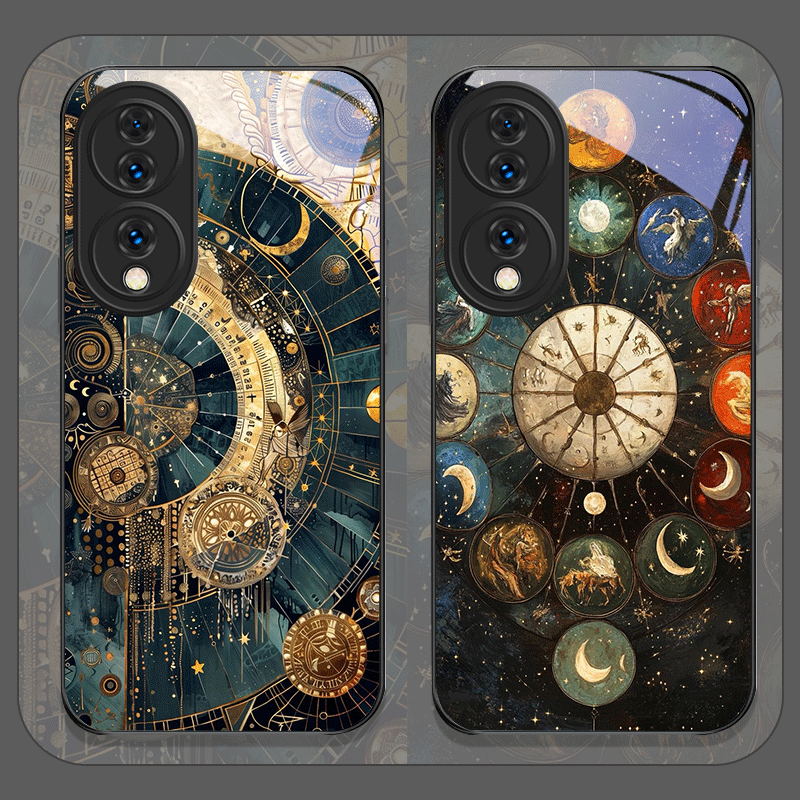 Honor Tablet Accessories - Funda de teléfono de vidrio templado