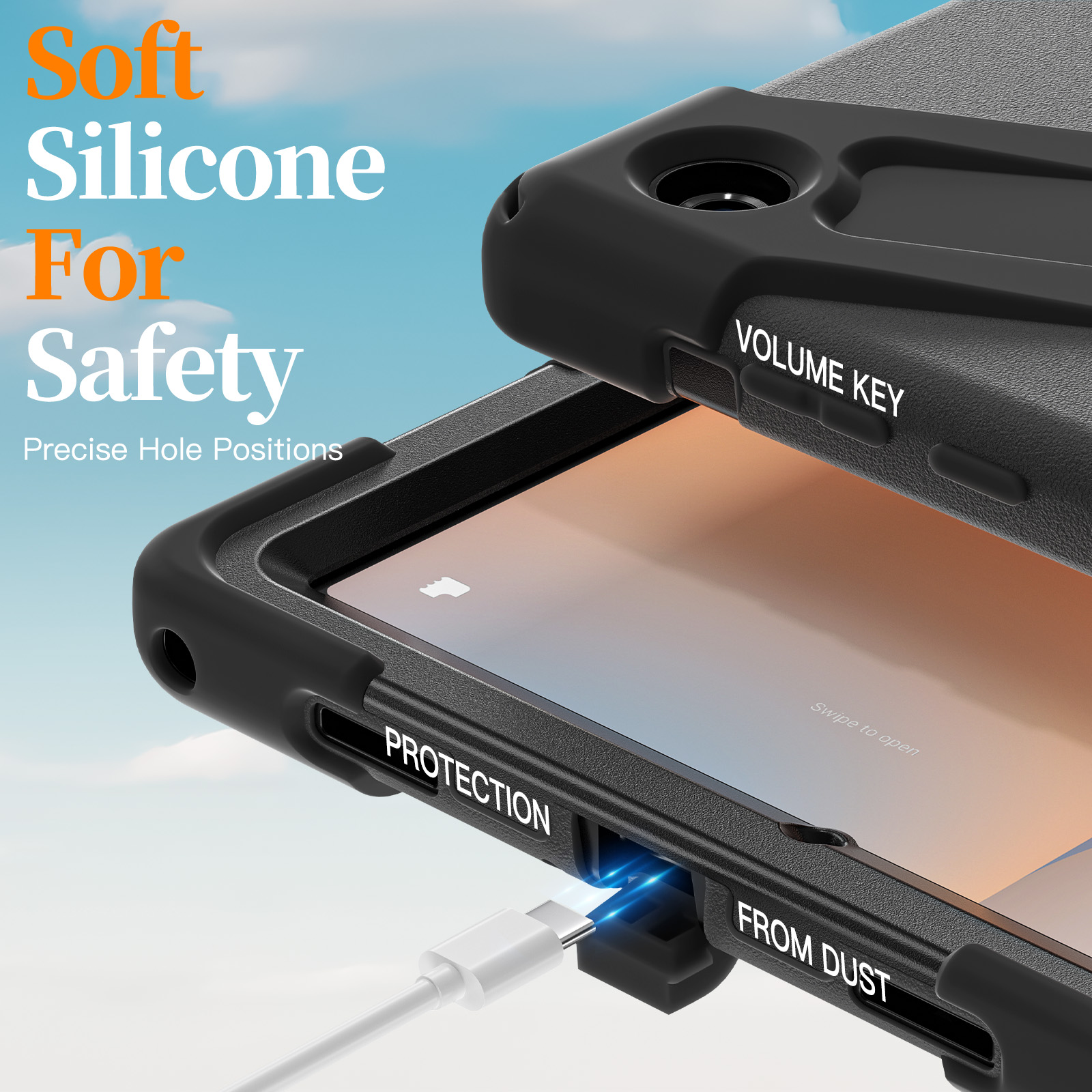 AJIUYU 360 °   Funda giratoria - Tablet A9 Accessories reseña y precio