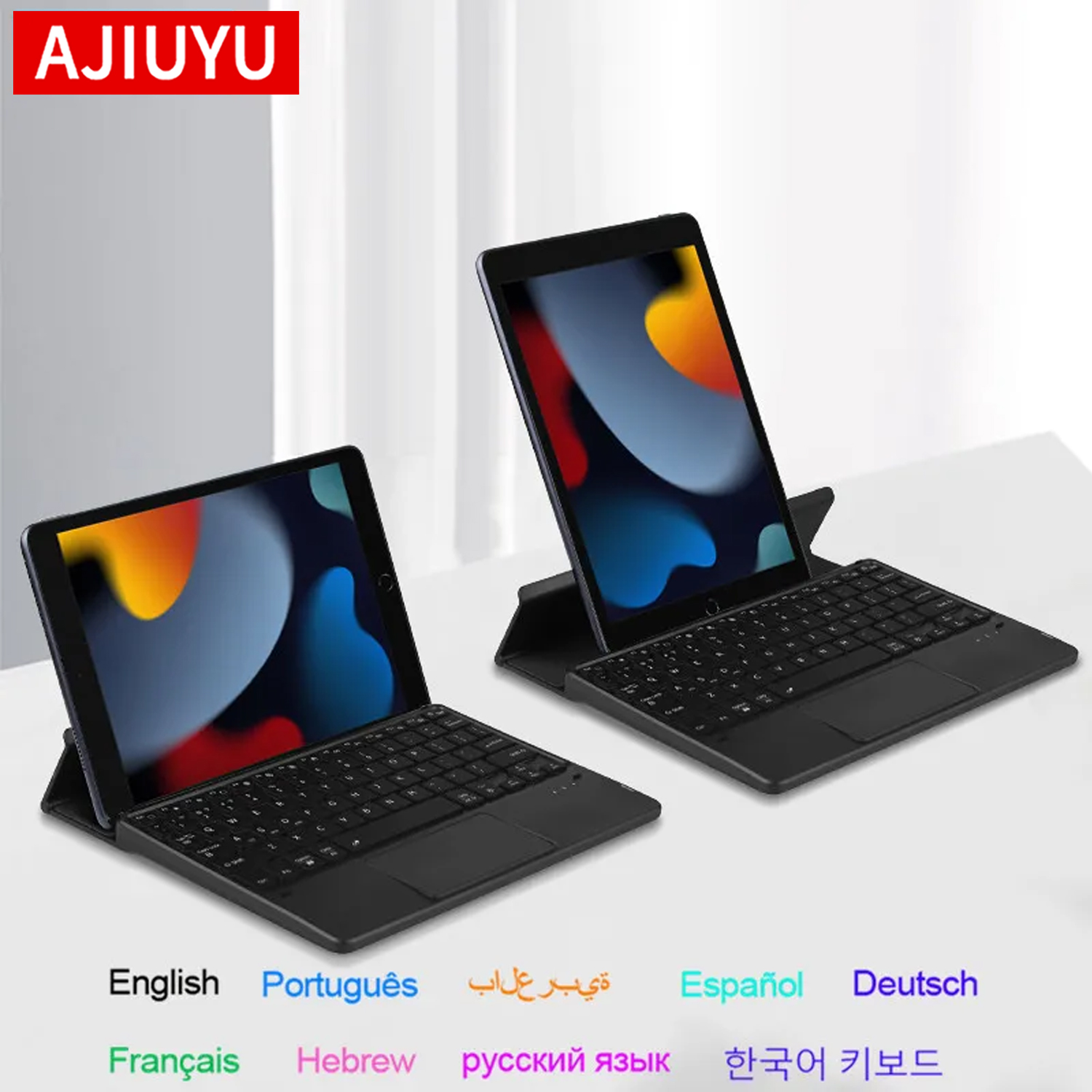 AJIUYU-Teclado plegable con Bl - Tablet Accessories Kit reseña y precio