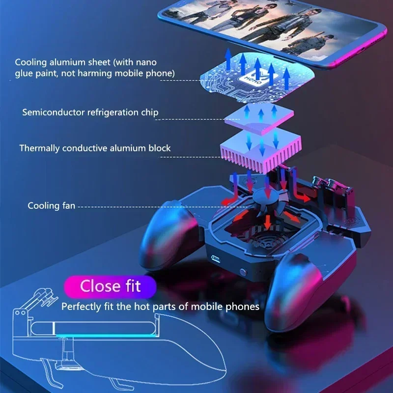 MEMO DL88 ventilador enfriador - Tablet Gaming Accessories reseña y precio