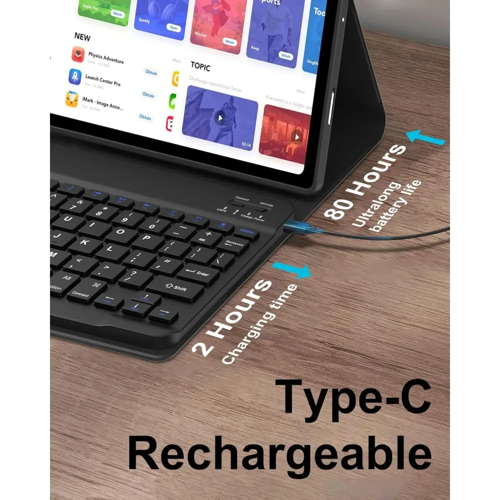 Funda con teclado para tableta - Samsung Tablet Keyboard Accessories reseña y precio