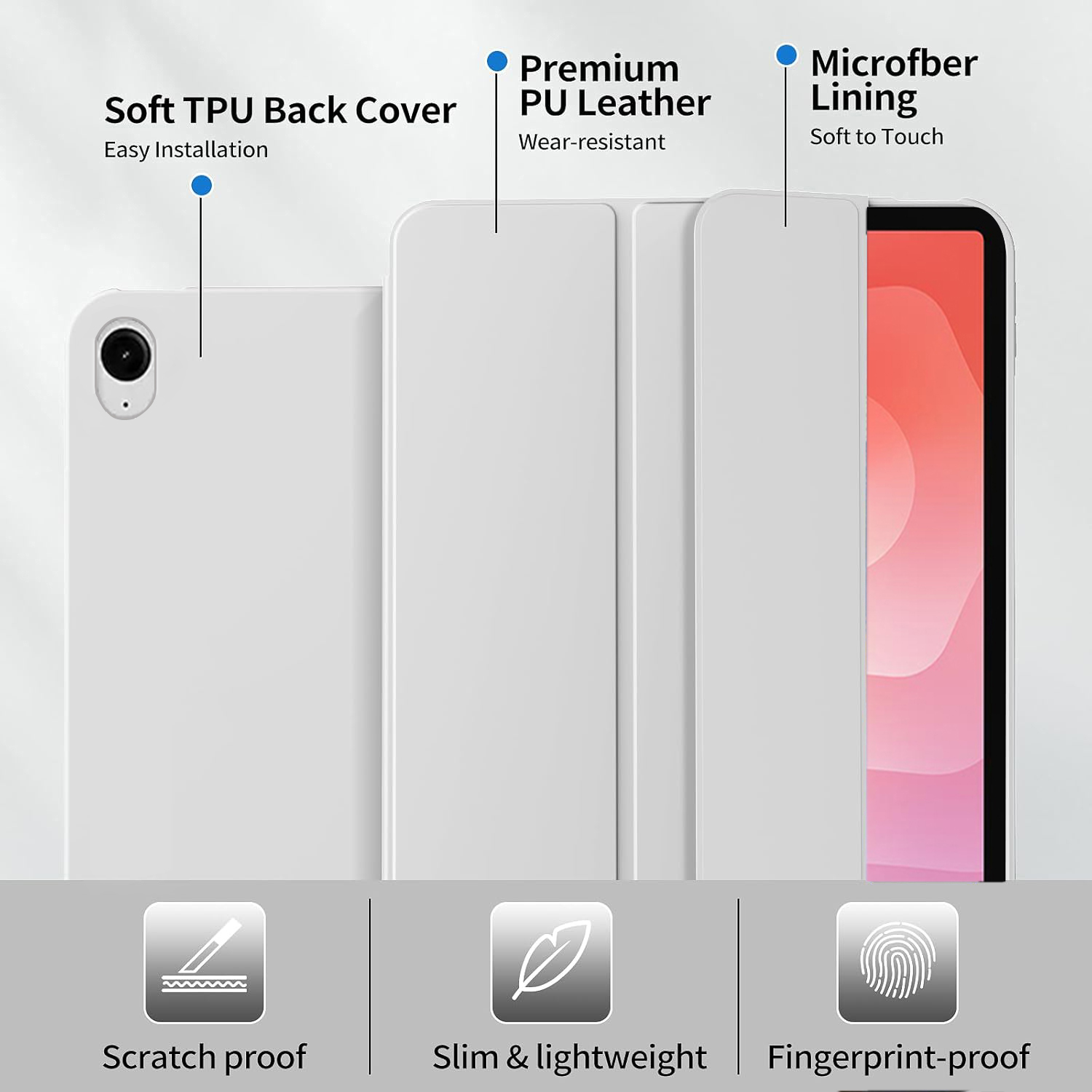 Funda con tapa triple para Sam - Samsung Tablet S11 Accessories reseña y precio
